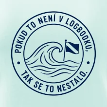 Pokud to není v logbooku kruhové razítko s vlnou a vlajkou