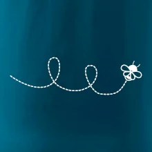 Dráha letu včely - smyčka