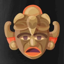 Mayové maska černoch