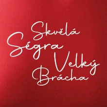 Velký brácha - nápis na zádech