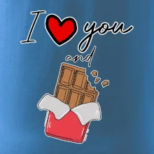 I love you and chocolate