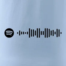 Spotify kód na prsu