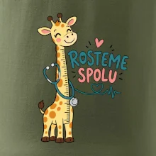 Rosteme spolu - žirafa se stetoskopem
