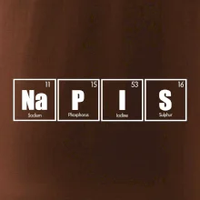 Vlastní nápis - periodická tabulka