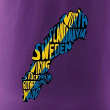 Mapy - názvy měst - Švédsko