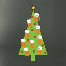 Nic více nepotřebuji - stromeček a pivo (Pecka design)