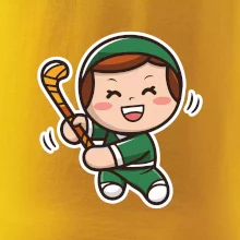 Ikona pozemní hokej kluk / holka