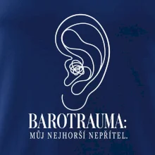 Barotrauma můj nejhorší nepřítel ucho s uzlem v lince