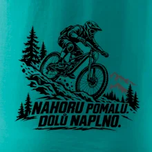 Nahoru pomalu dolů naplno - horský sjezdař