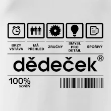 Čárový kód dědeček Čárový kód dědeček
