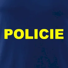 Policie Nápis žlutý