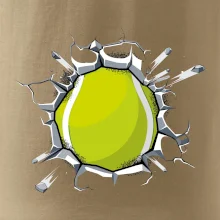 Tenisový míč v triku