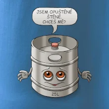 Opuštěné štěně - sud (Hana-creative)