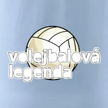 Volejbalová legenda - bílé písmo