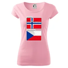 Norská a česká vlajka