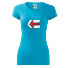 Párová turistická značka  červená