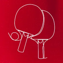 Pálky na stolní tenis jedním tahem