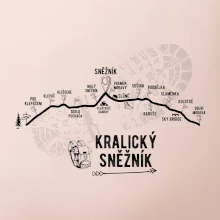 Profil kopců - Kralický Sněžník