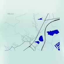 Chlumec 403 39 mapa s vodními toky