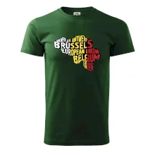 Mapy - názvy měst - Belgie