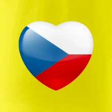 Česká vlajka srdce