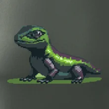 Leguán pixel