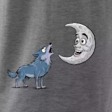Parové triko - Vlk a měsíc