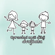 Opravdoví muži dělají dvojčata - kluk kluk