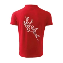 Lezecká stěna jedním tahem