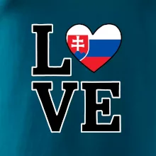 Love Slovenská vlajka
