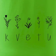 Kvetu - Nápis s květinami
