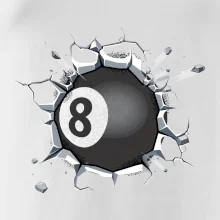 Kulečníková koule v triku