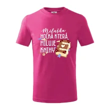 Kniha - Holka, která miluje knihy -  Vaše jméno