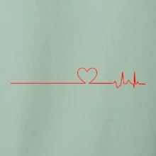 Poker EKG srdce červené