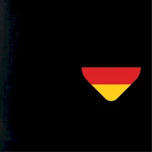 Germany love malé - Německá vlajka