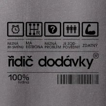 Čárový kód - řidič dodávky
