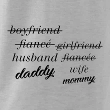 Partnerské triko nastávající rodiče