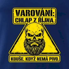 Varování chlap z října kouše když nemá pivo