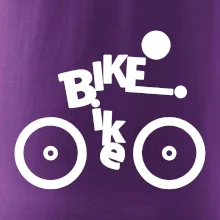 Bike nápis postava