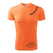 Running nápis šikmo