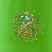 Yin & Yang strom - zima, léto