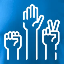 Kamen nůžky papír ikony