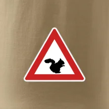 Dopravní značka - Pozor veverka