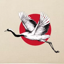 Japan culture - čáp