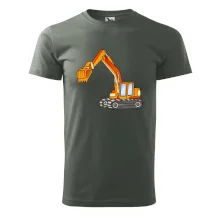 Bagr bez nápisu oranžový