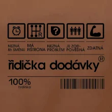 Čárový kód - řidička dodávky