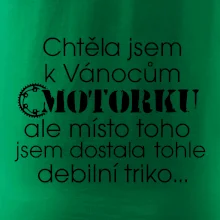 Chtěla jsem dostat motorku - Vánoce