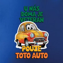 U nás doma je veterán pouze toto auto barevný nápis