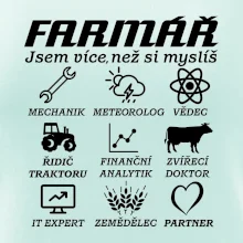 Symboly farmář - Traktorista a partner