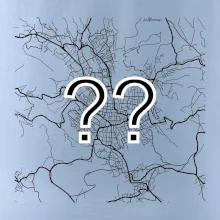 Mapy měst černobílé - Vaše město